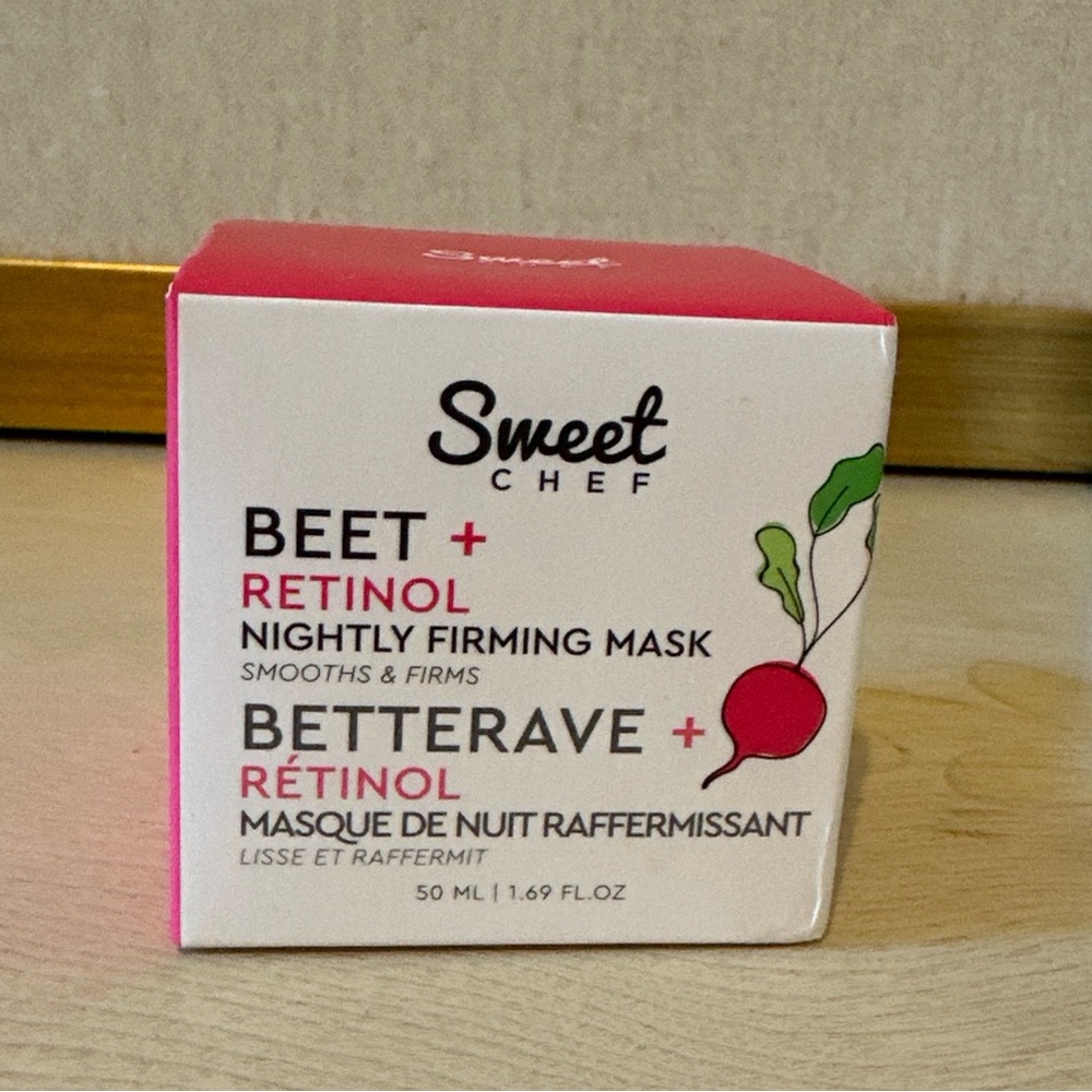 Sweet Chef Beet + Retinol Nightly Firming Mask - Pink